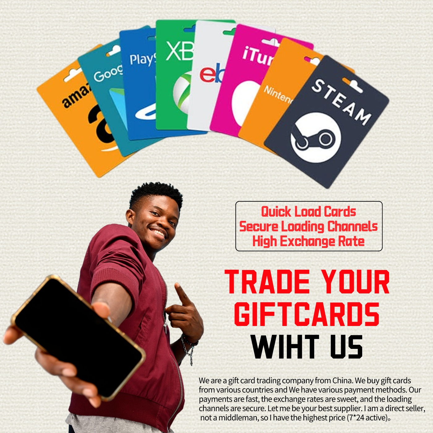 Card2Cash team working on gift card exchange platform